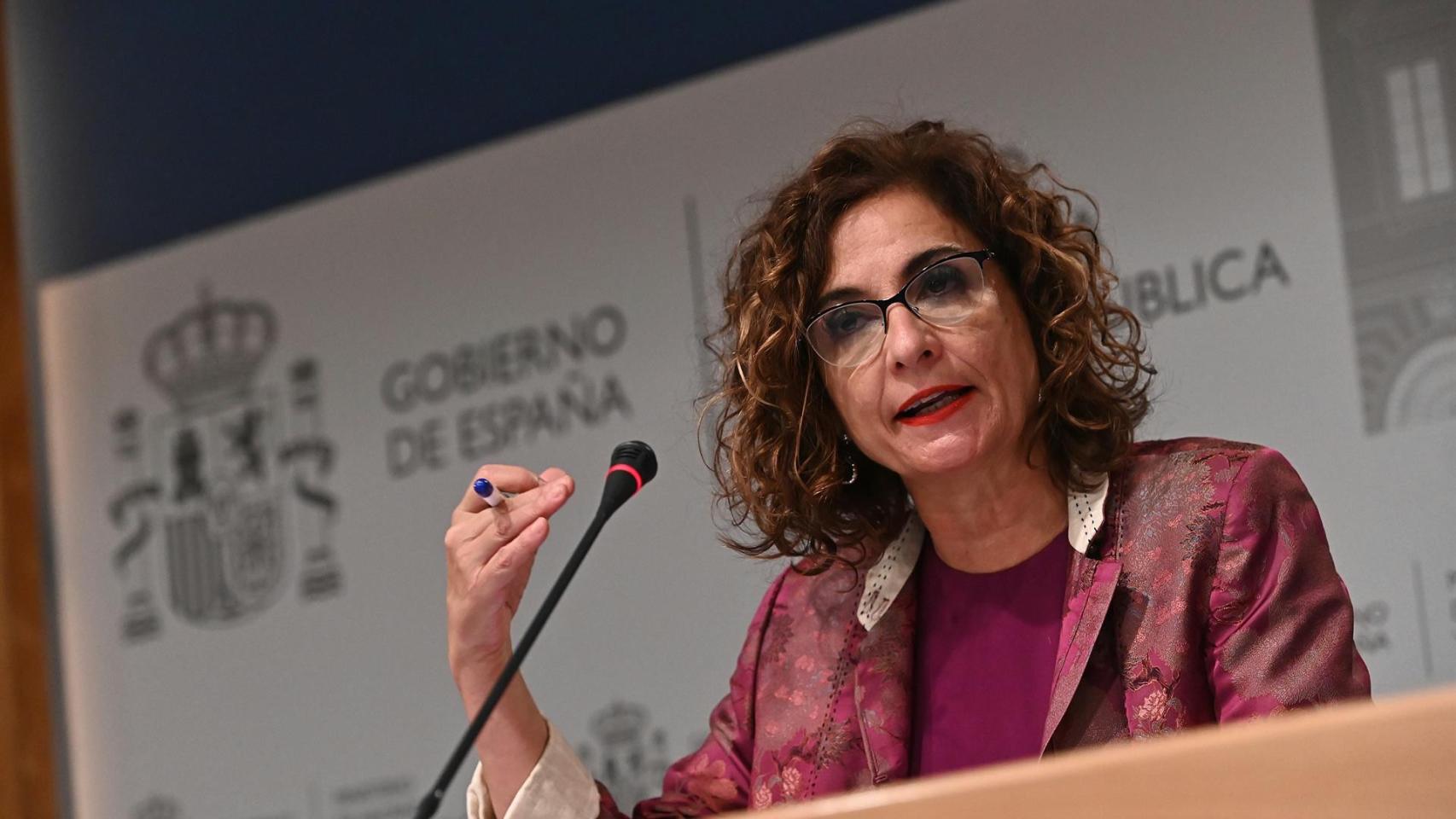 María Jesús Montero, ministra de Hacienda en una imagen de archivo.