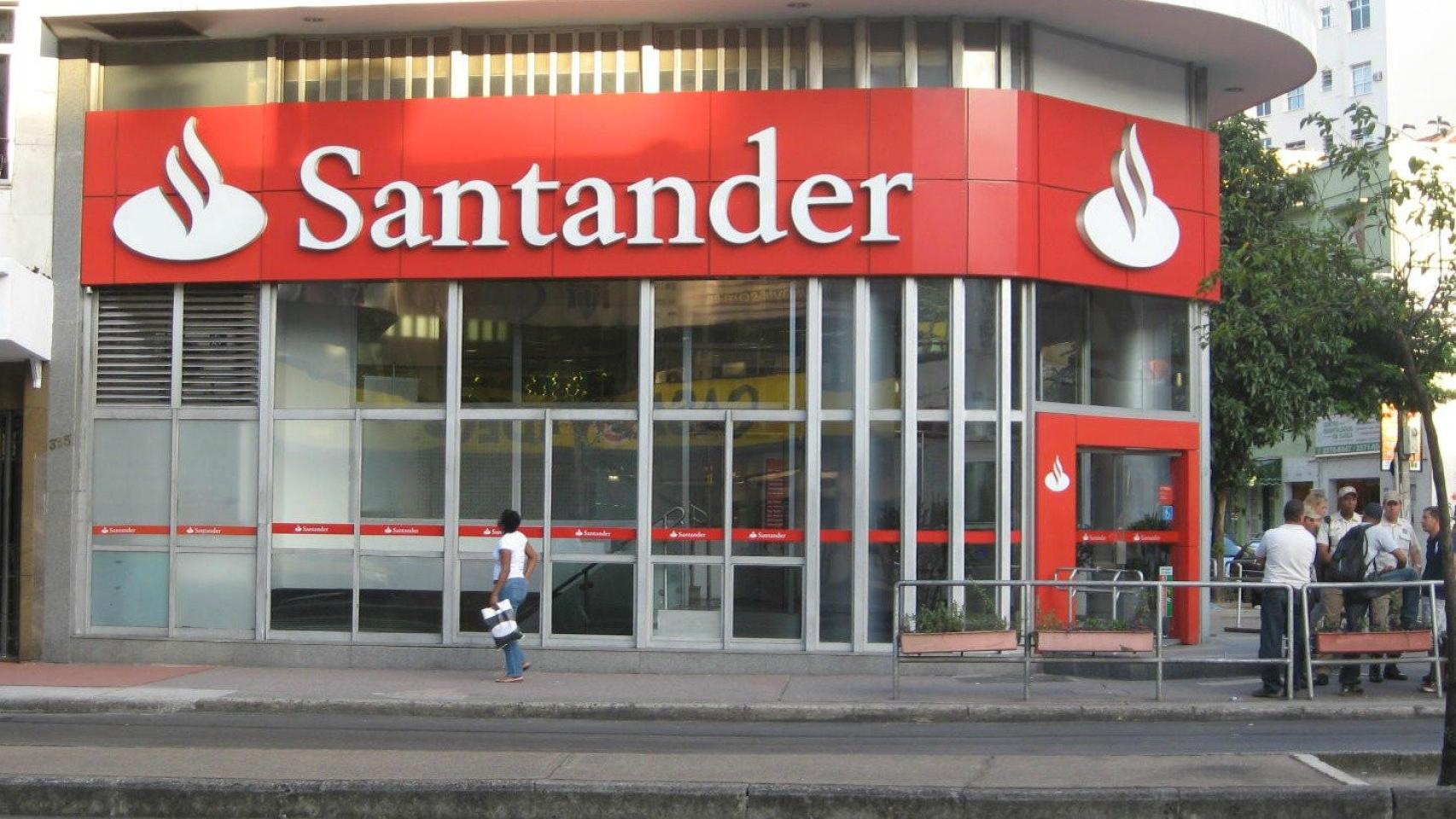 Oficina del Banco Santander.