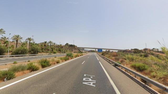 Imagen de la AP-7 en su paso por Marbella.