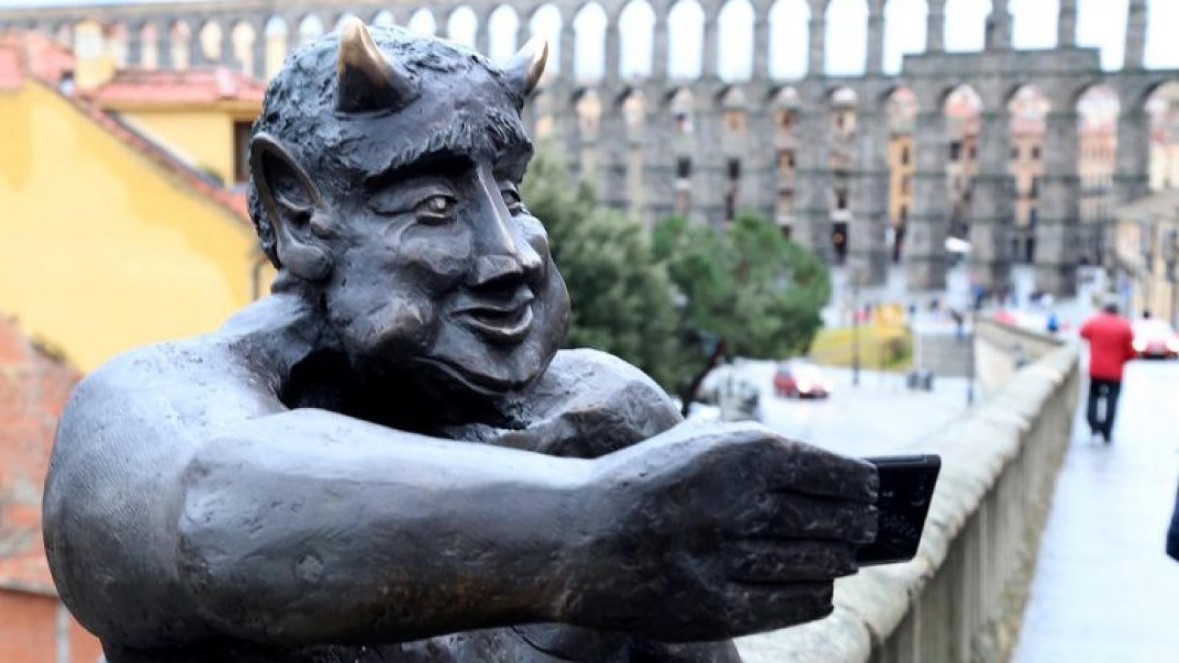 El diablillo que se ubica próximo al Acueducto