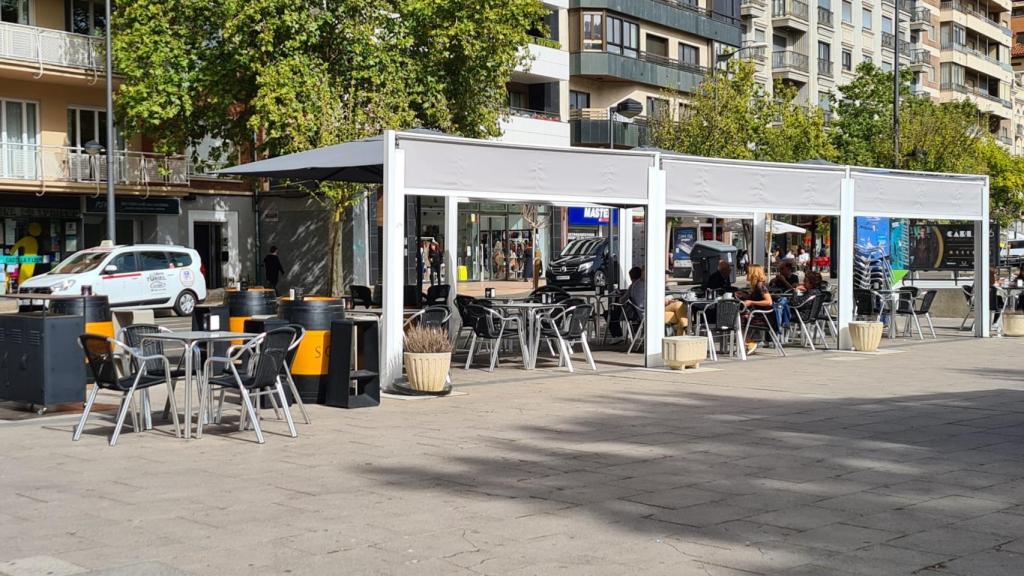 Terraza del Benito & Co en Zamora