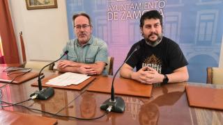 El alcalde de Zamora, Francisco Guarido; y el concejal de Economía, Diego Bernardo