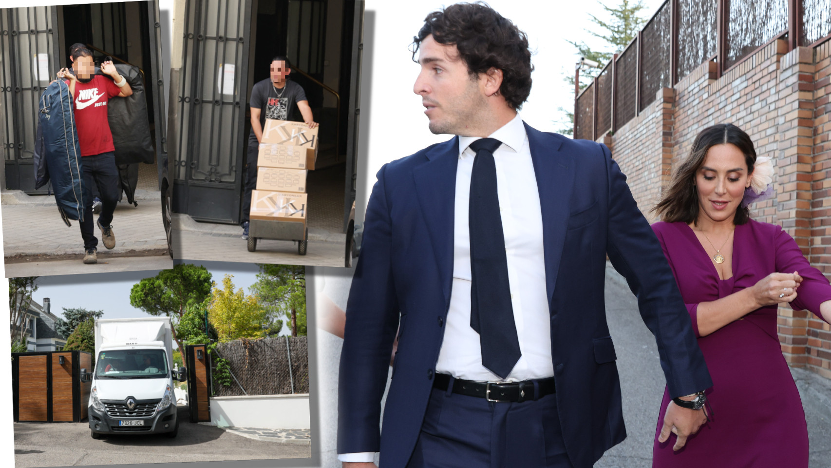 Íñigo Onieva y Tamara Falcó, en un fotomontaje de EL ESPAÑOL.