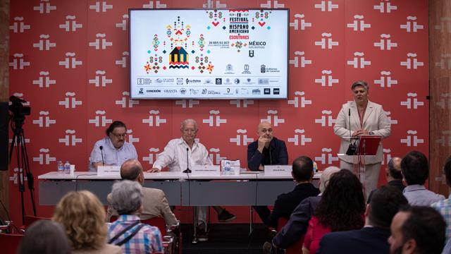 Una mesa del Festival de Escritores Hispanoamericanos. Foto: Instituto Cervantes
