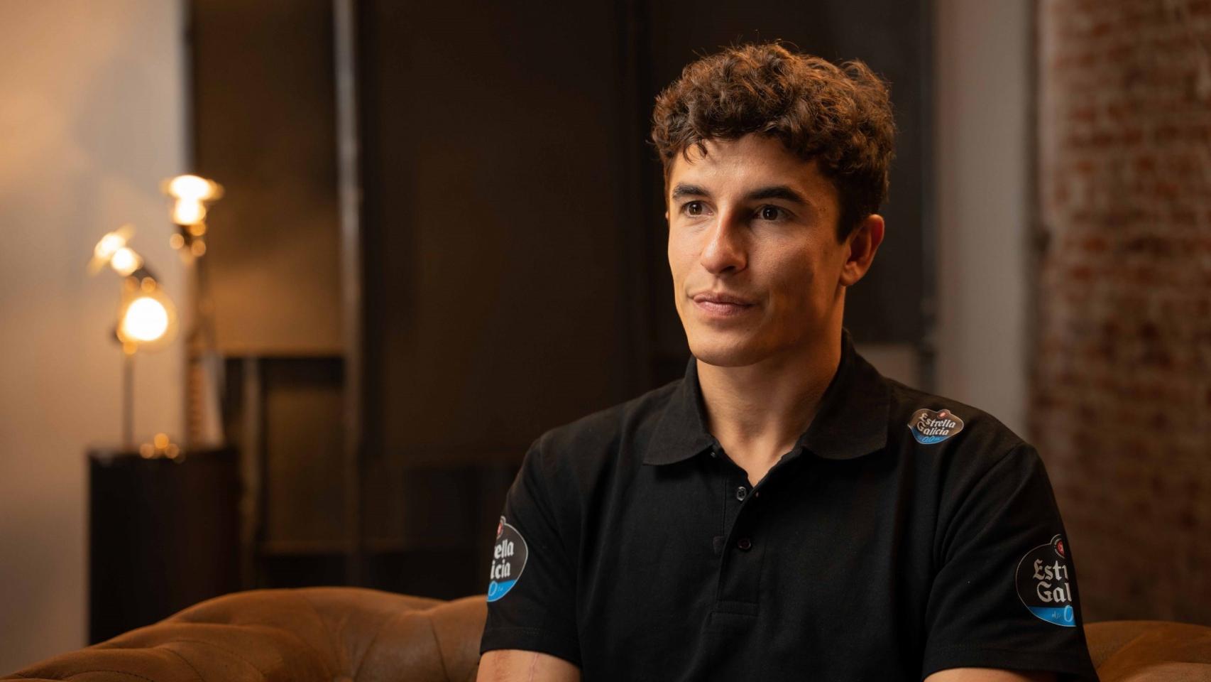 El piloto español de MotoGP Marc Márquez, en un evento de Estrella Galicia 0,0