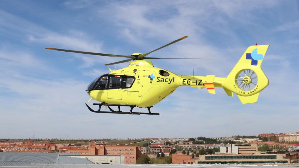 Helicóptero de Sacyl