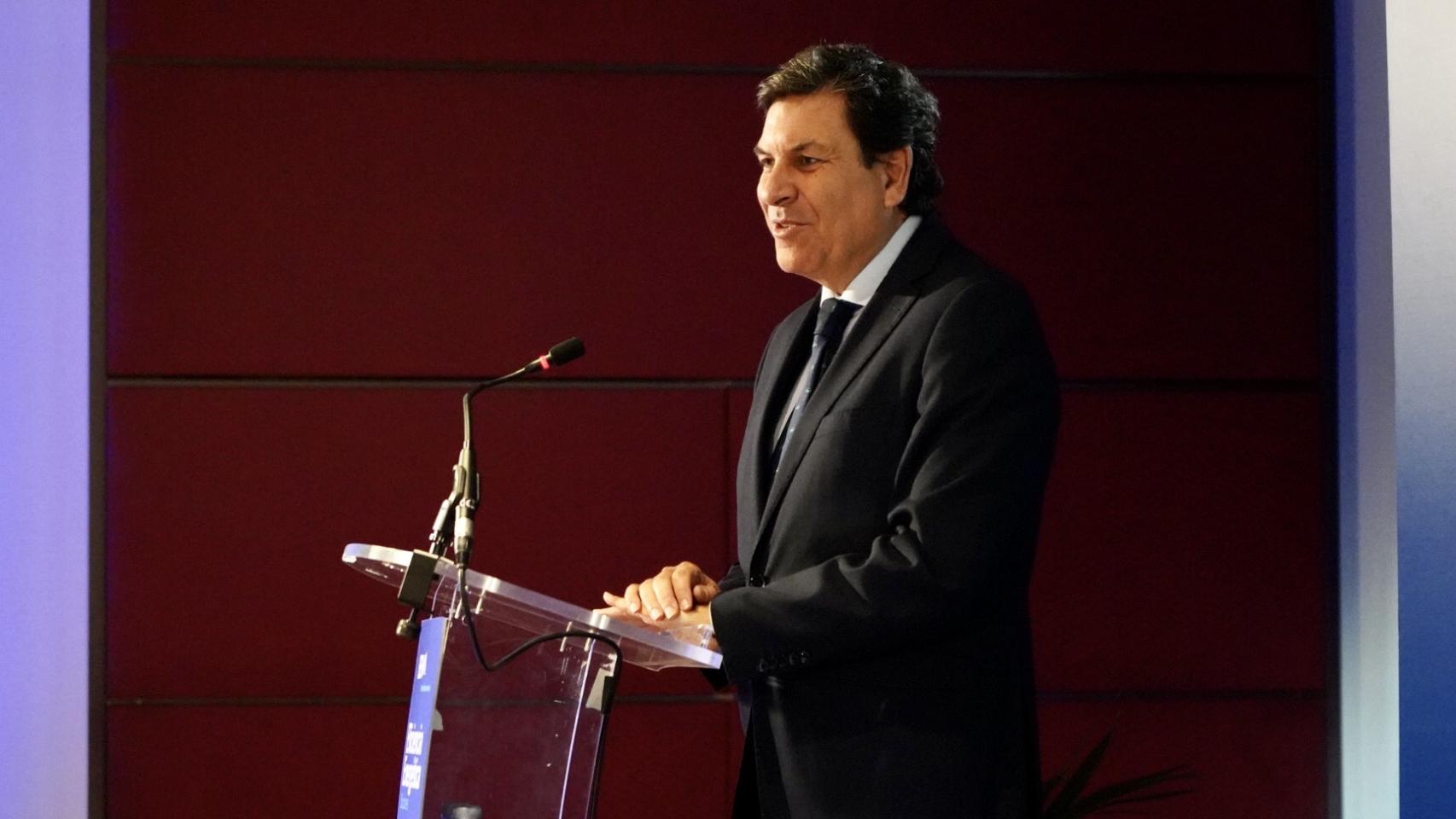 Fernández Carriedo durante su intervención en un foro empresarial