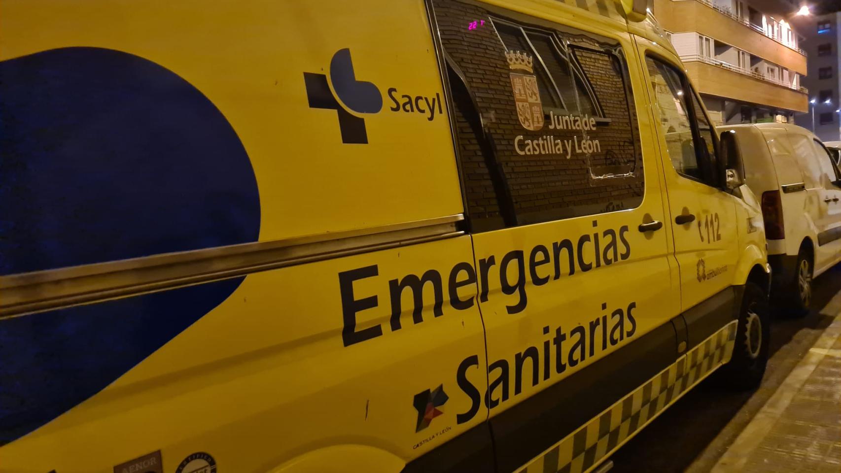 Ambulancia del 112 en Zamora