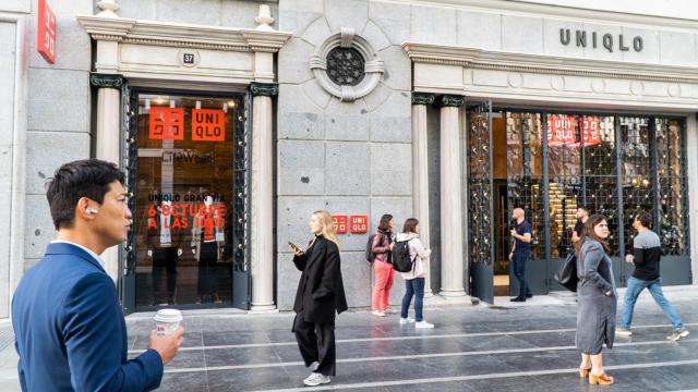 Fachada de la nueva tienda de Uniqlo en Madrid.