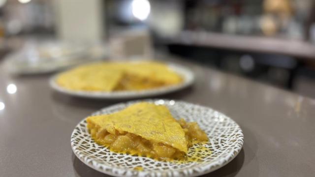 La tortilla del restaurante Tizona de Logroño.