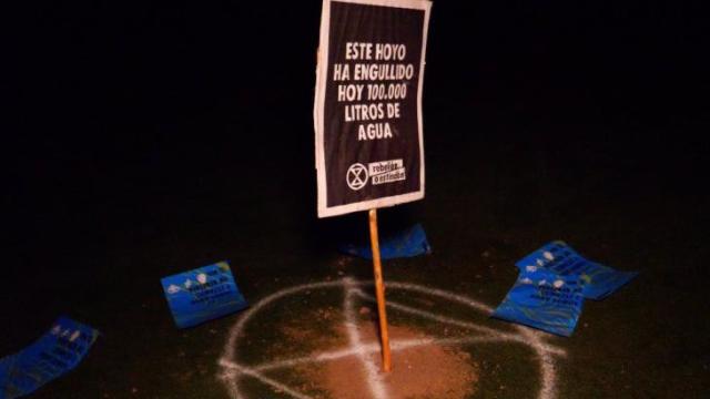 Activistas climáticos boicotean el Open de España de golf