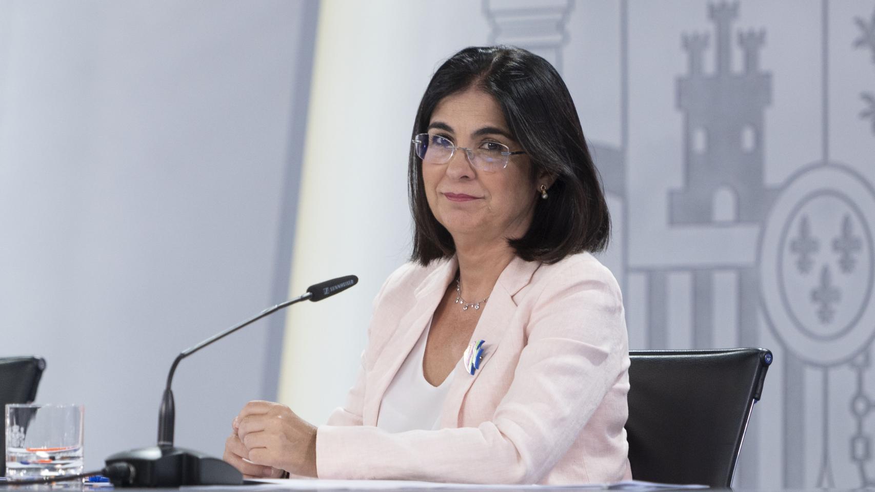 La ministra de Sanidad, Carolina Darias.