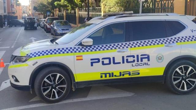 Coche de la Policía Local de Mijas.