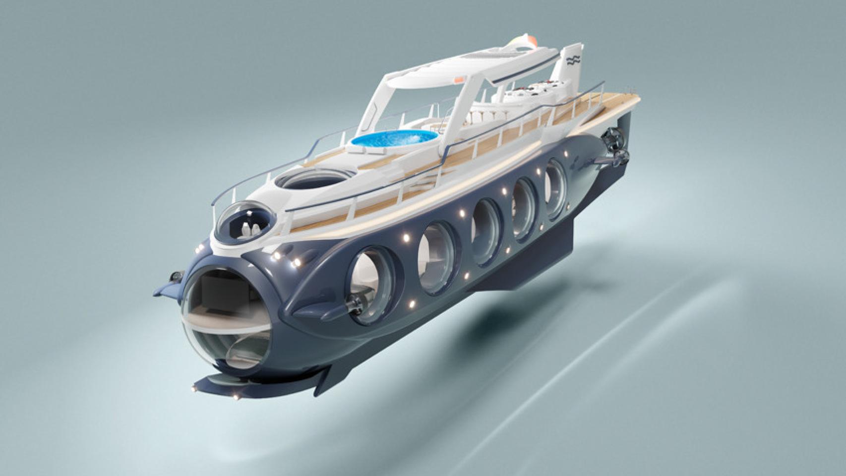 Nautilus yate submarino
