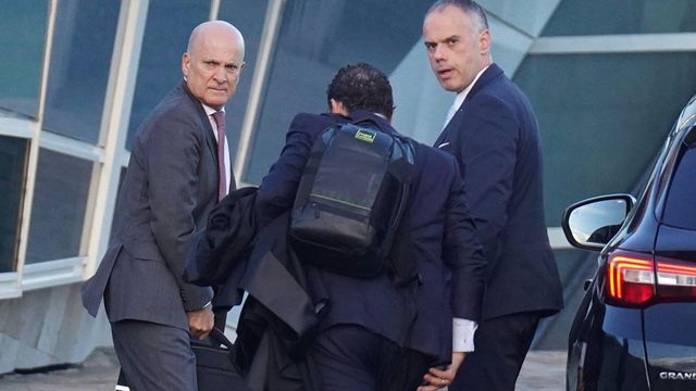 Llegada al juicio de Cortabitarte, de Adif