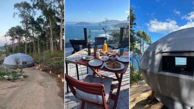 Glamping do Mar, en Baiona (Pontevedra).