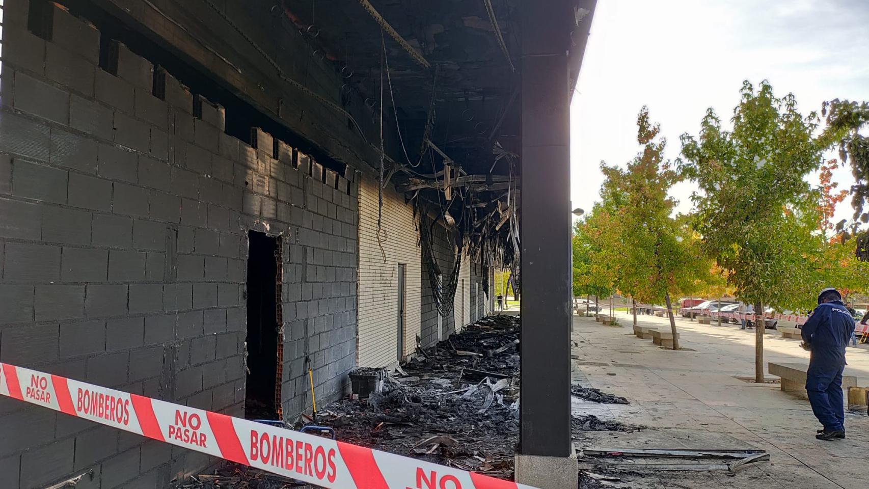 Local donde se ha producido la explosión.