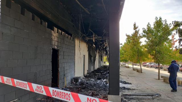 Local donde se ha producido la explosión.