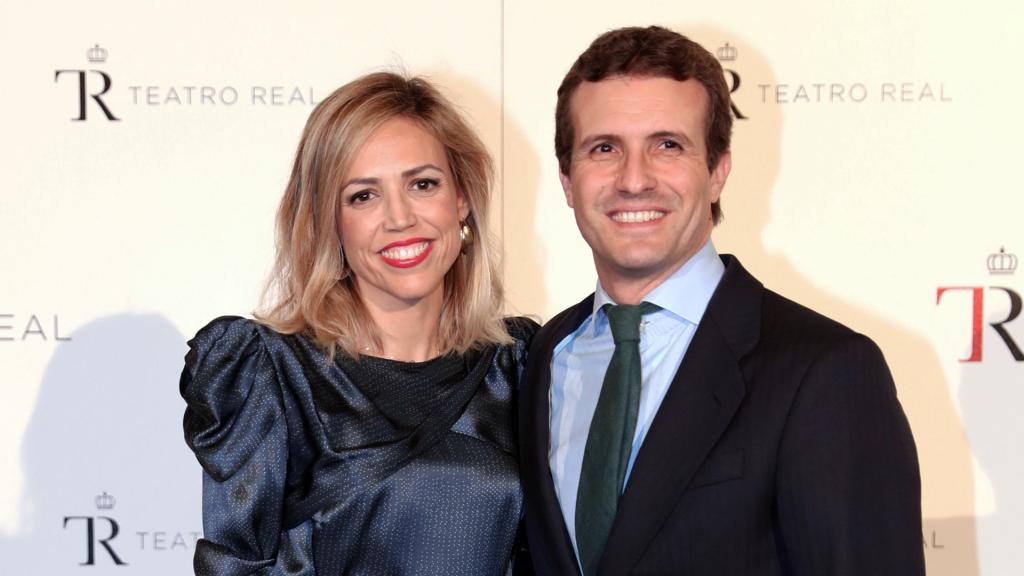 Pablo Casado y su mujer, Isabel Torres, en una imagen de archivo
