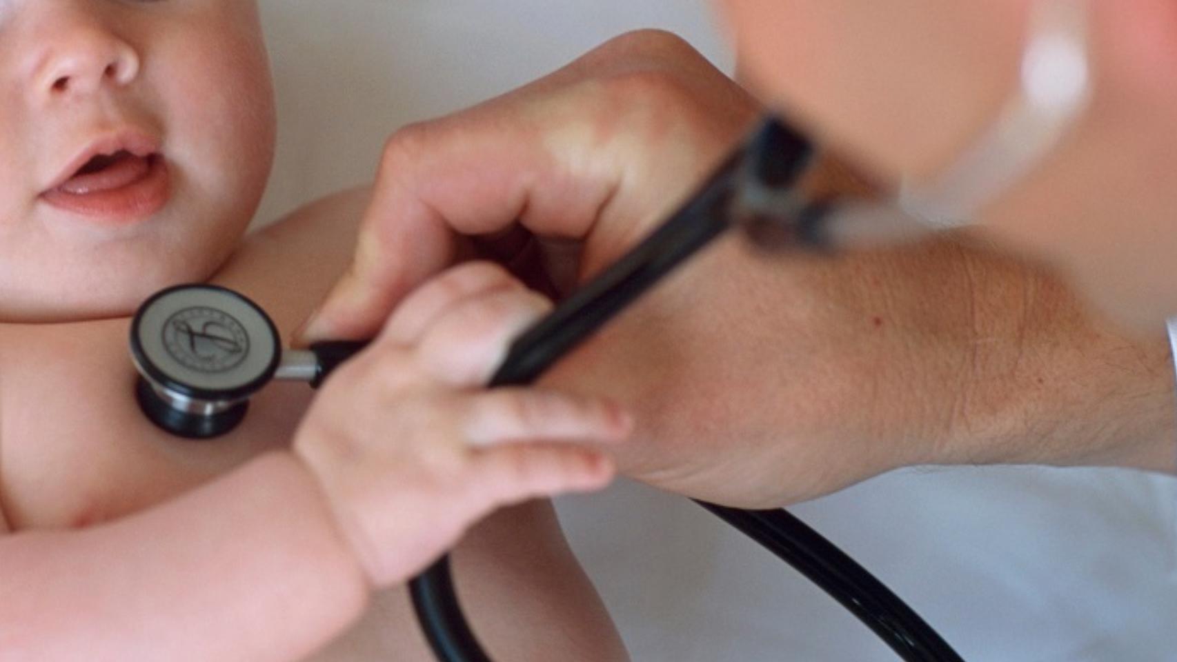Consulta de pediatría.