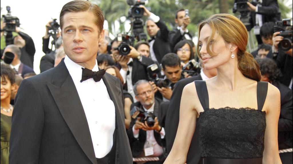 Brad Pitt y Angelina Jolie en el Festival de Cine de Cannes de 2007.