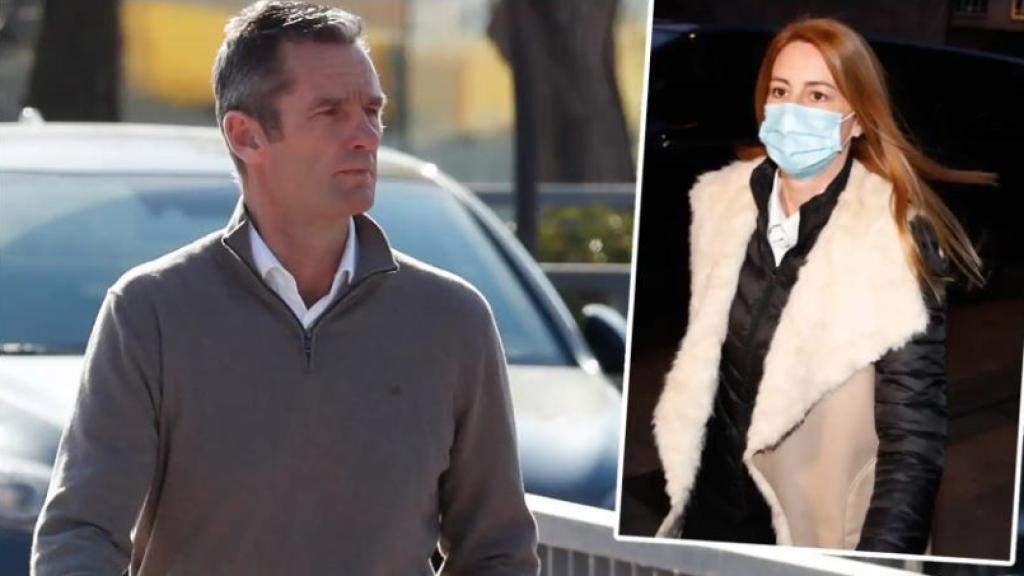 Iñaki Urdangarin y Ainhoa Armentia en un montaje de EL ESPAÑOL.