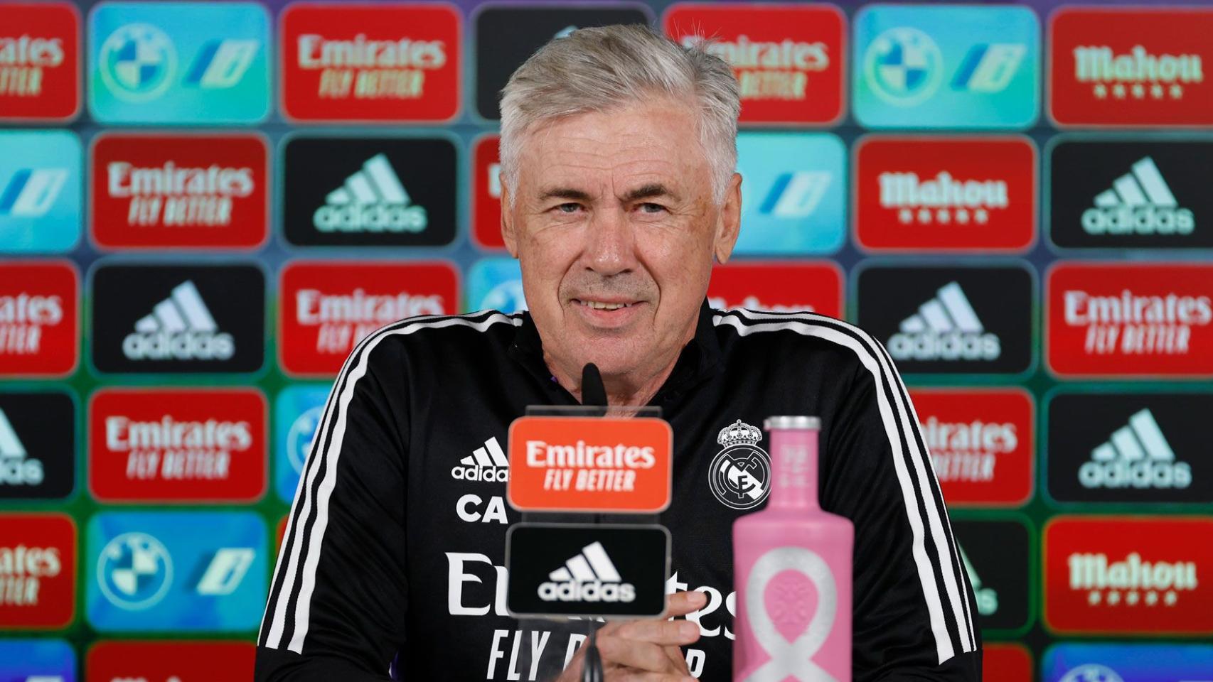 Carlo Ancelotti, en rueda de prensa