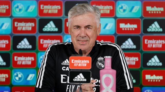 Carlo Ancelotti, en rueda de prensa