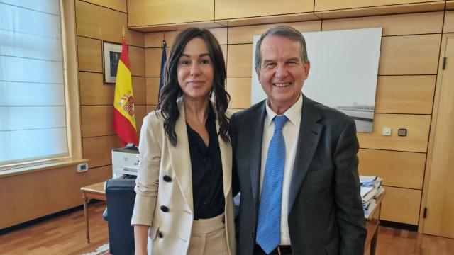 Isabel Pardo de Vera y Abel Caballero.