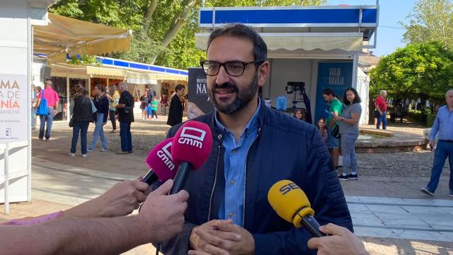 Sergio Gutiérrez en Farcama. Foto: PSOE CLM.