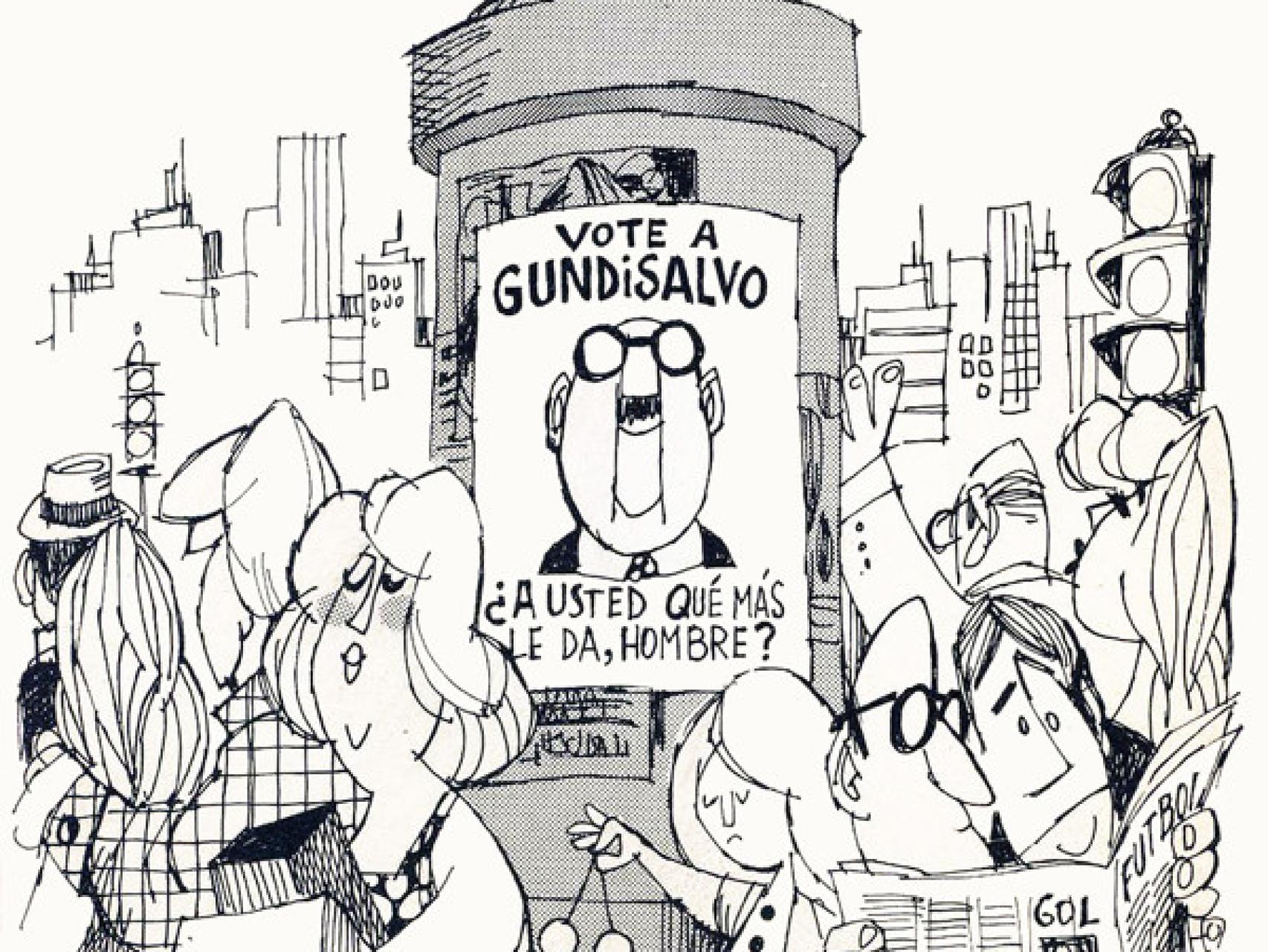 Genial y mítica viñeta del gran Mingote