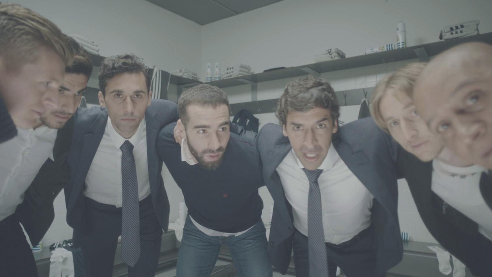 Un momento del vídeo para 'Laura' de la campaña de Snippet con el Real Madrid desarrollada en 2019.