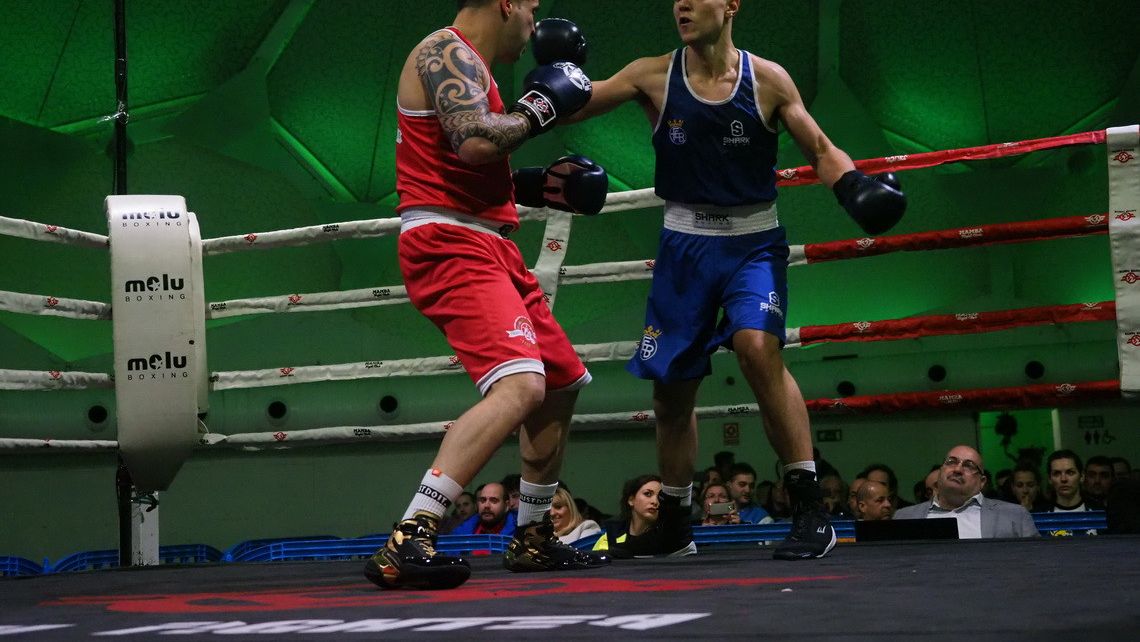 Miguelón durante un combate este año