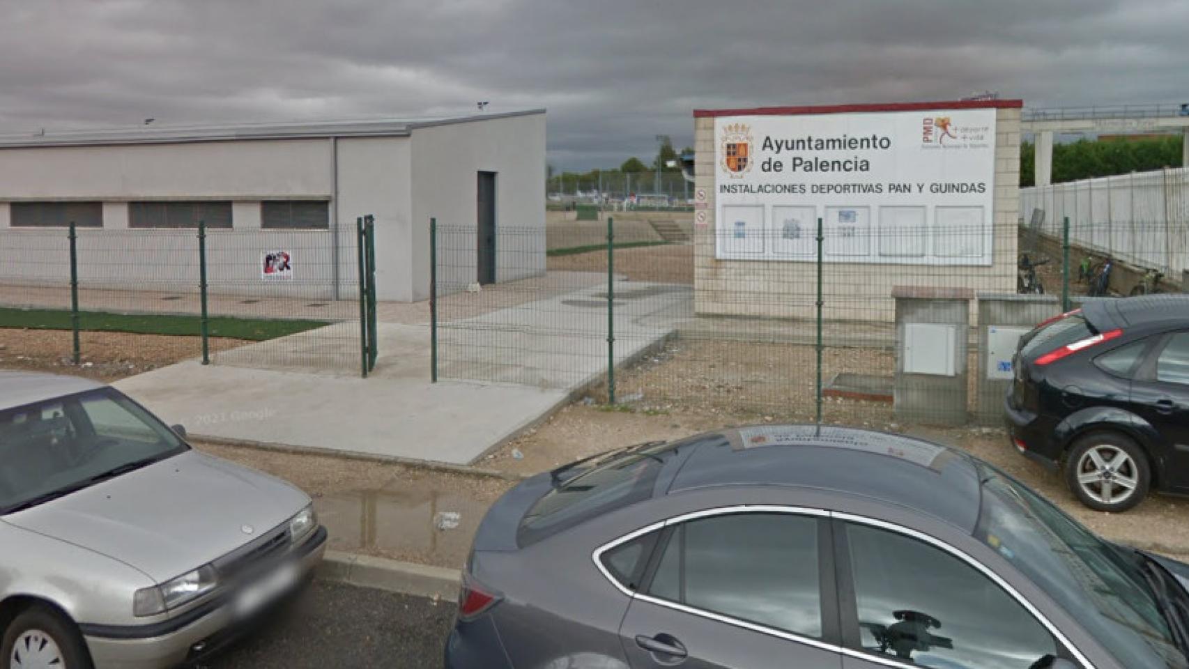 Campos de fútbol Pan y Guindas, zona donde se encontró la cartera.