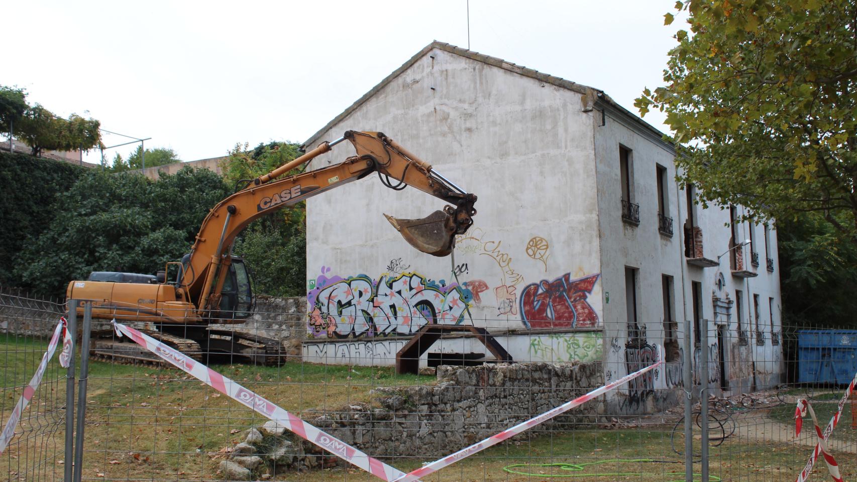 Derribo de la bajada de San Martín 11 en Zamora