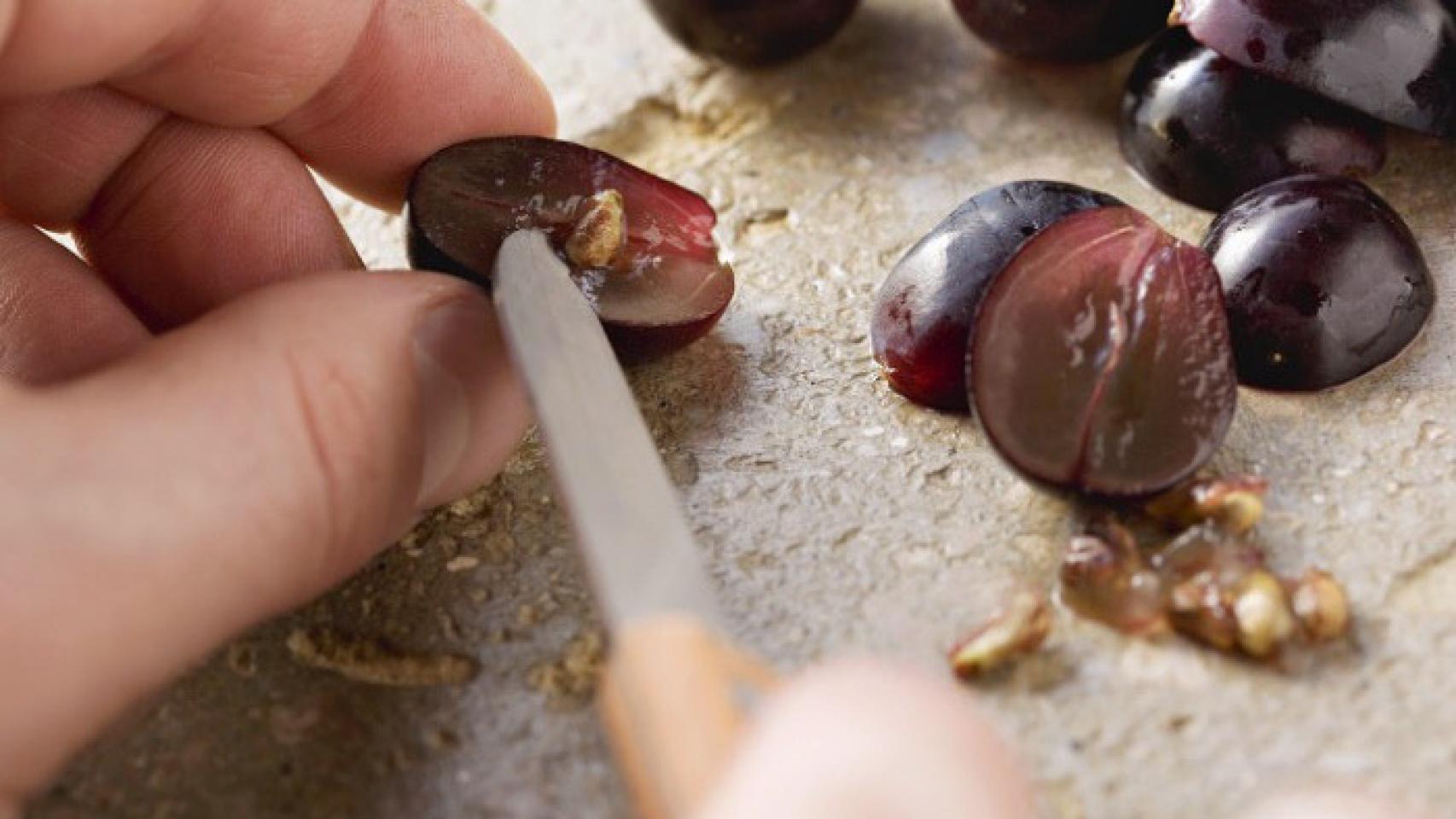 Las semillas de la uva son ricas en procianidinas B.