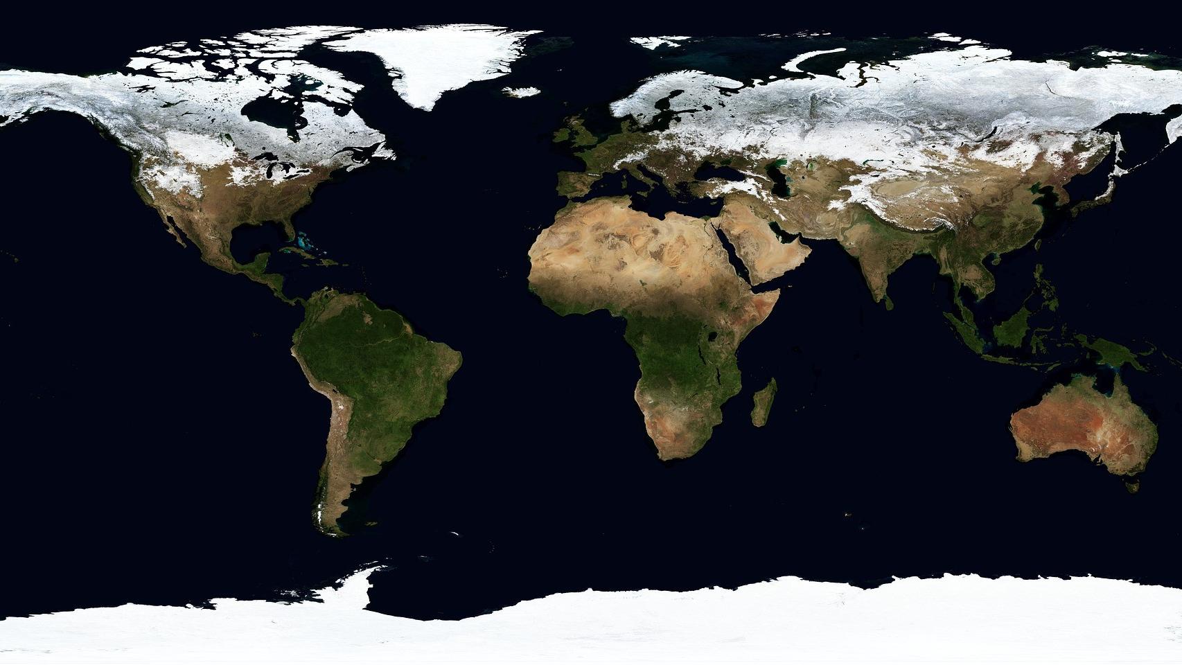 El curioso motivo por el que el norte siempre está arriba en los mapas
