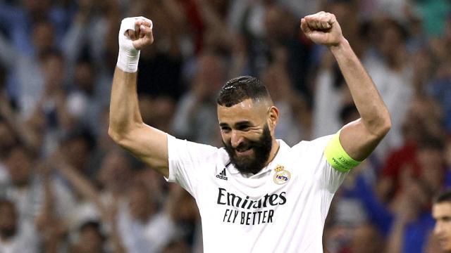 Benzema, frente al Shakhtar Donetsk.