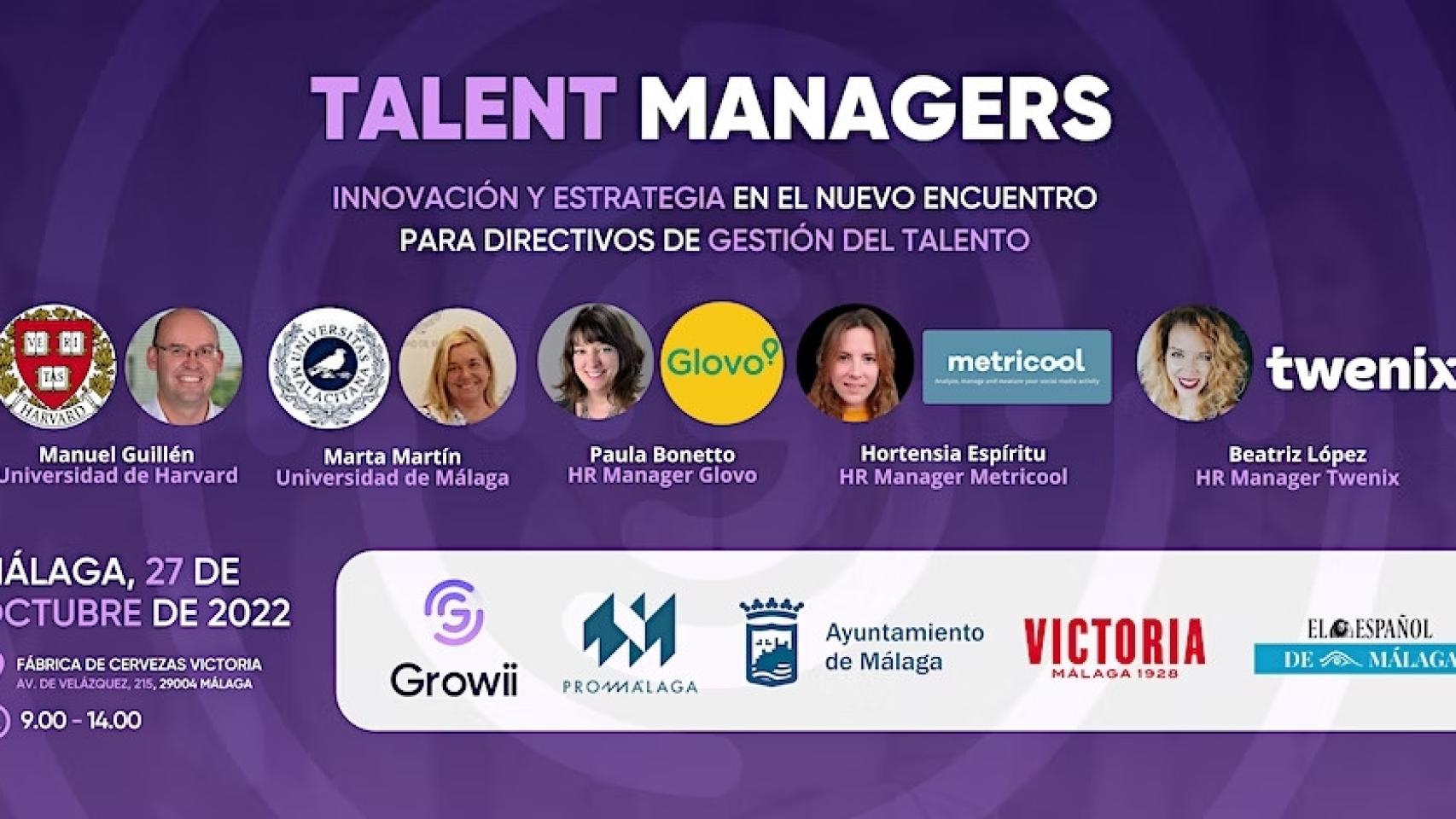 Cartel de TalentManagers.