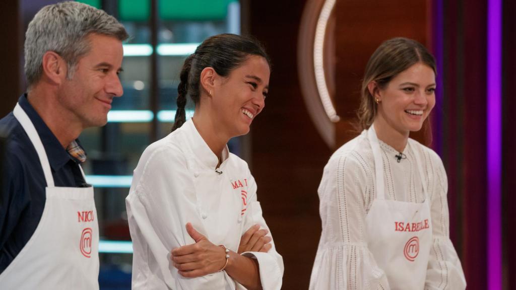 Nico Abad, María Lo e Isabelle Junot en ‘MasterChef Celebrity’