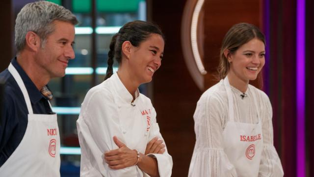 Nico Abad, María Lo e Isabelle Junot en ‘MasterChef Celebrity’