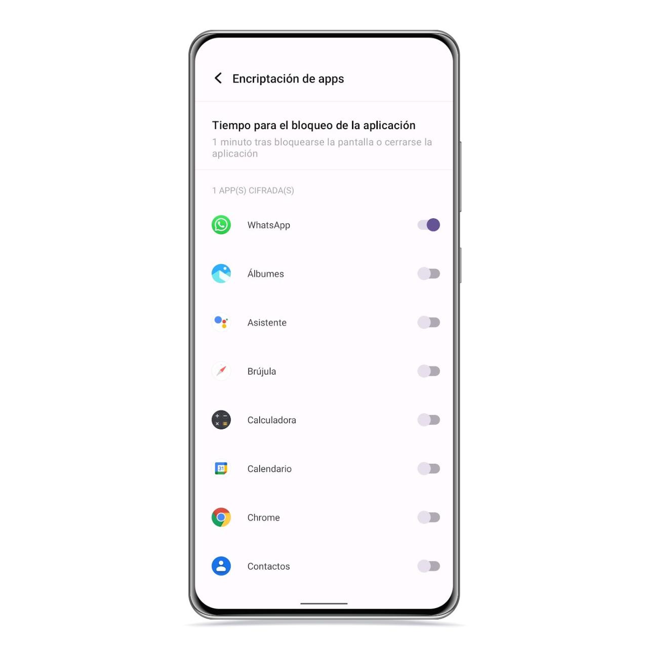 Bloqueo de apps