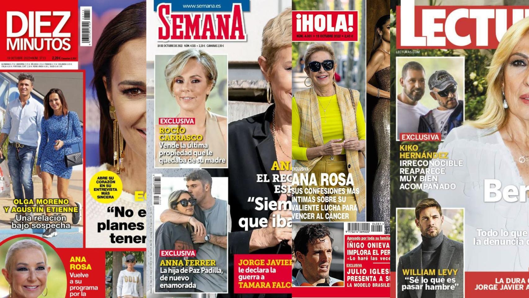Las revistas, en un montaje de JALEOS.