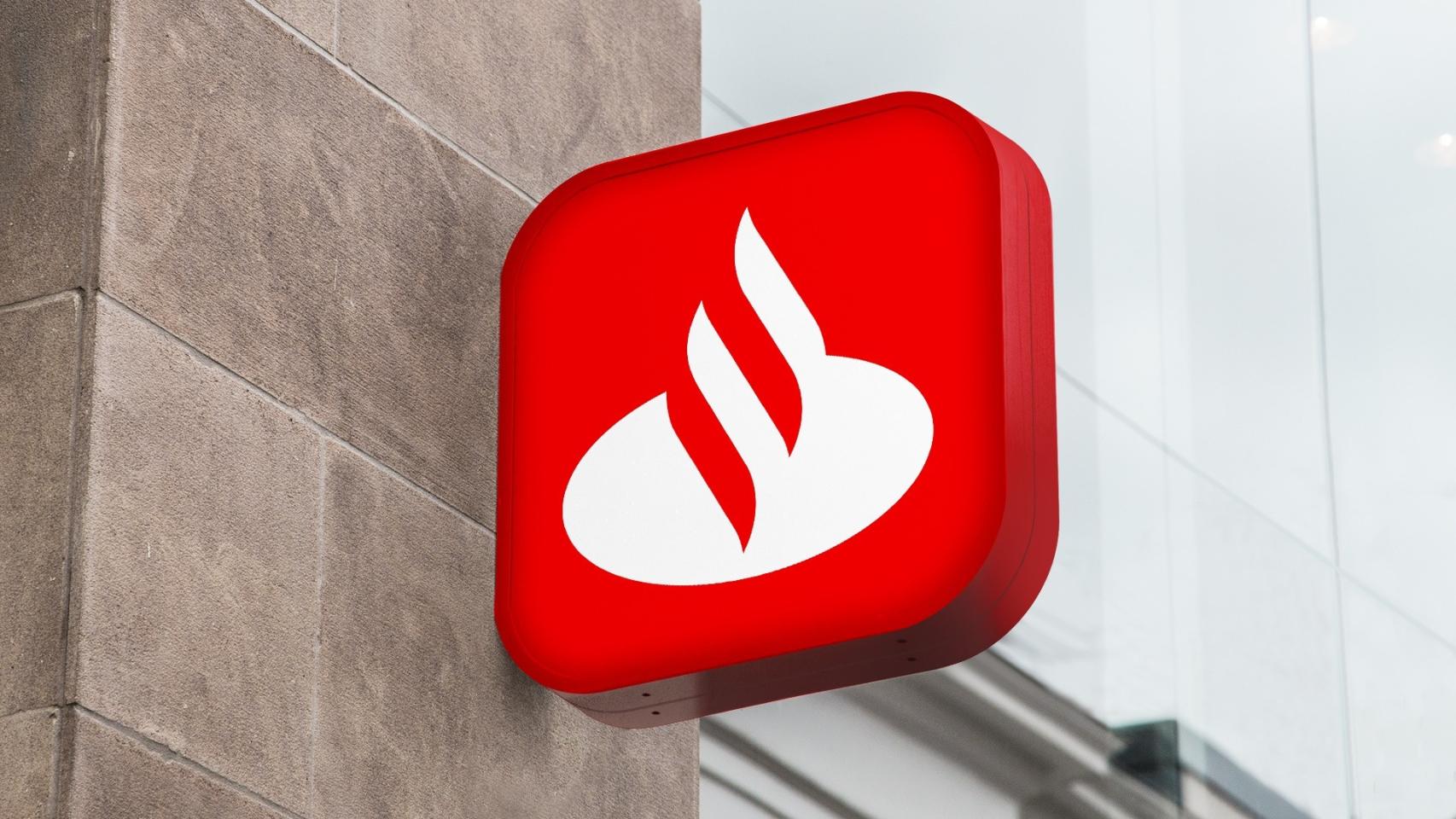 Logo de Santander.