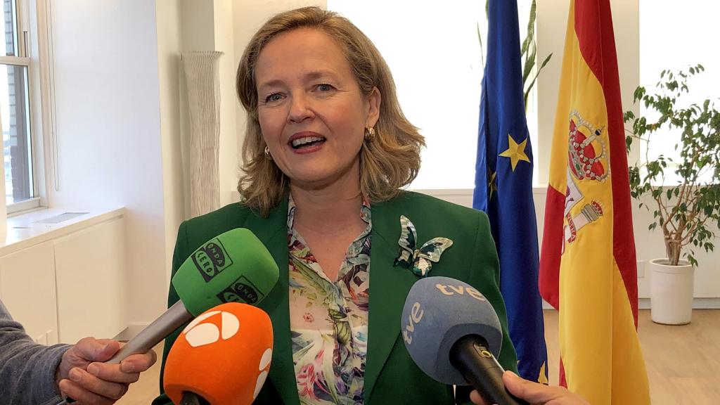 La vicepresidenta del Gobierno de España para Asuntos Económicos, Nadia Calviño.