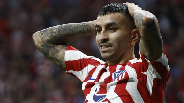 Ángel Correa, en un partido del Atlético de Madrid de la temporada 2022/2023