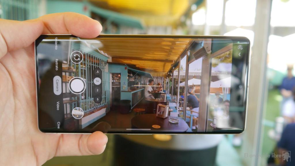 Cámara en móvil Android
