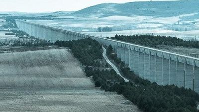 Canalización del trasvase Tajo-Segura.