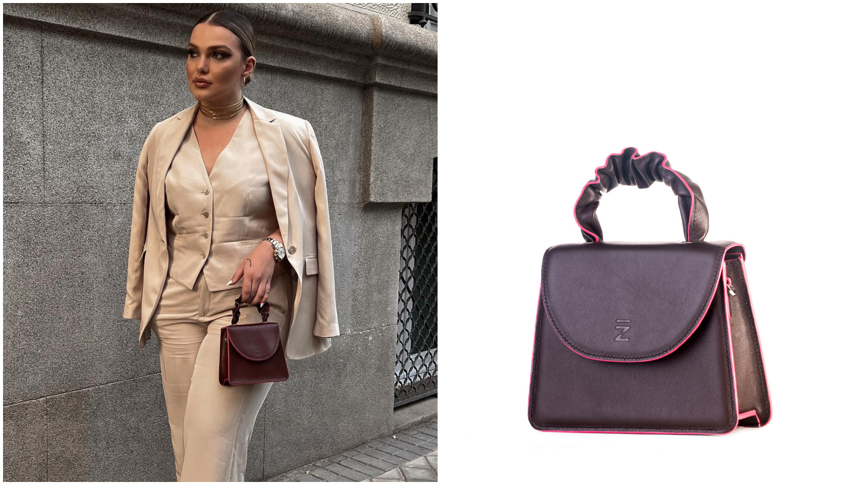 Sofía Bono presume de su nuevo bolso.