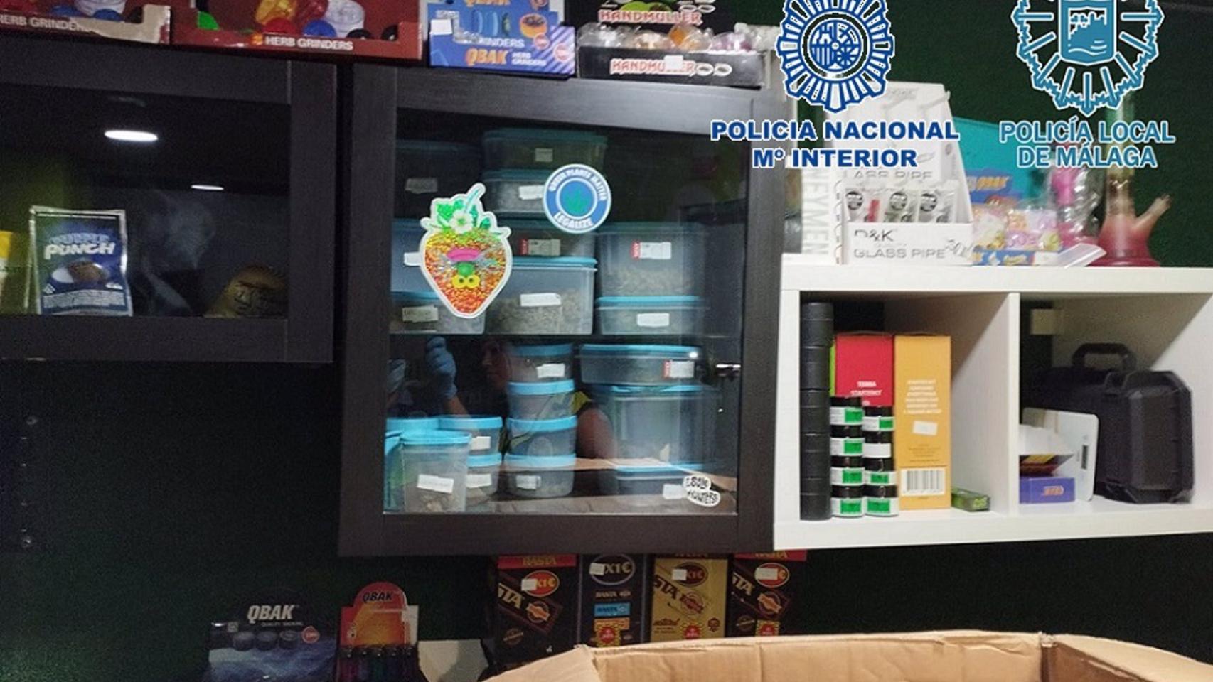 Droga incautada.
